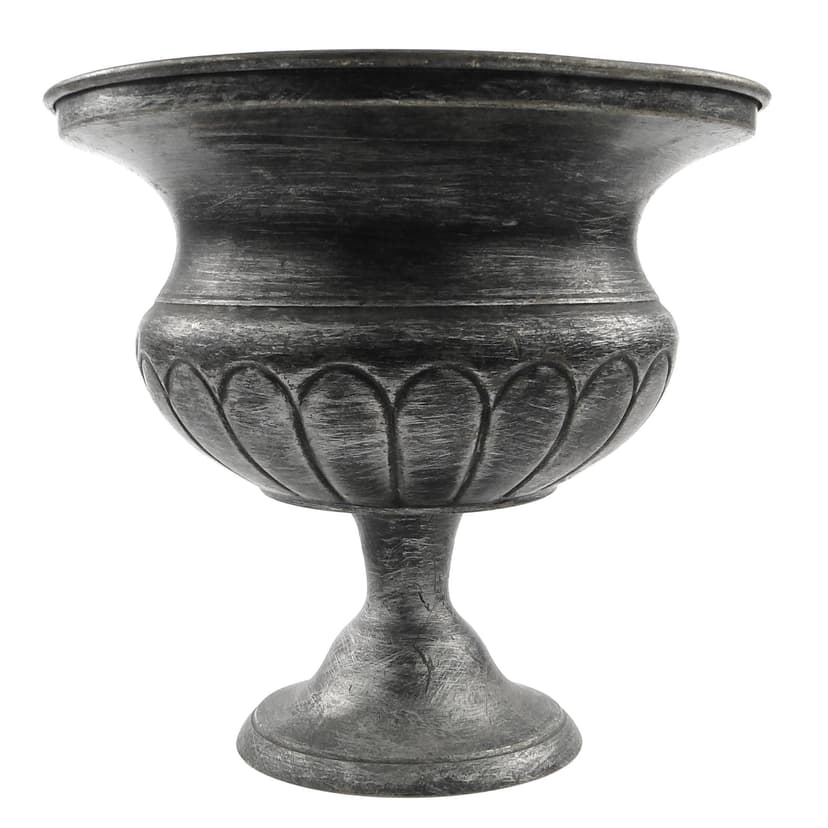 Planter, Art Nouveau, metal, Poland, 1950s.