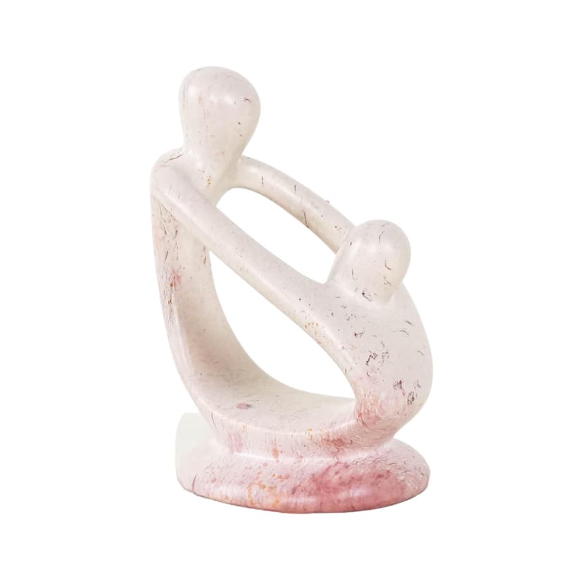 Abstract sculpture, white, Denmark, 1980s.