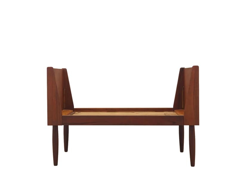 Children’s bed, brown teak, Denmark, 1970s.