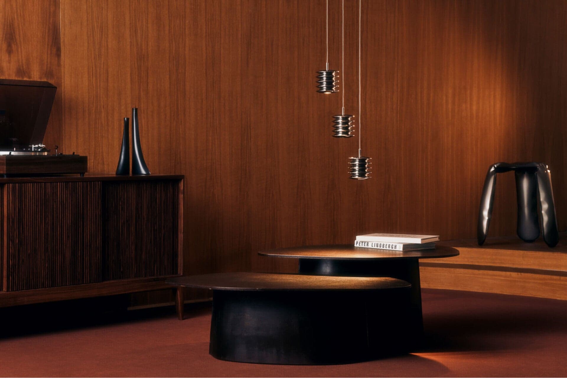 Zestaw trzech lamp wiszących HARMONICA, srebrny, 2700K, Zieta Studio - 121127