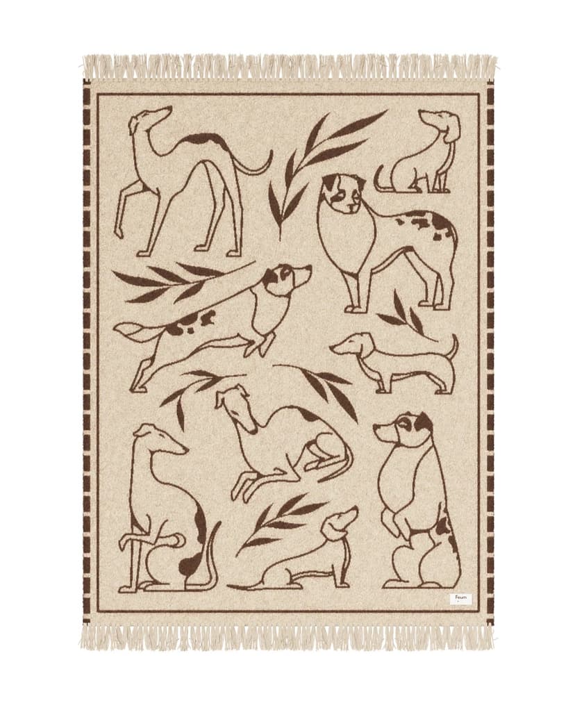 Koc Pawfect 200x150 cm beżowo-brązowy, Feum