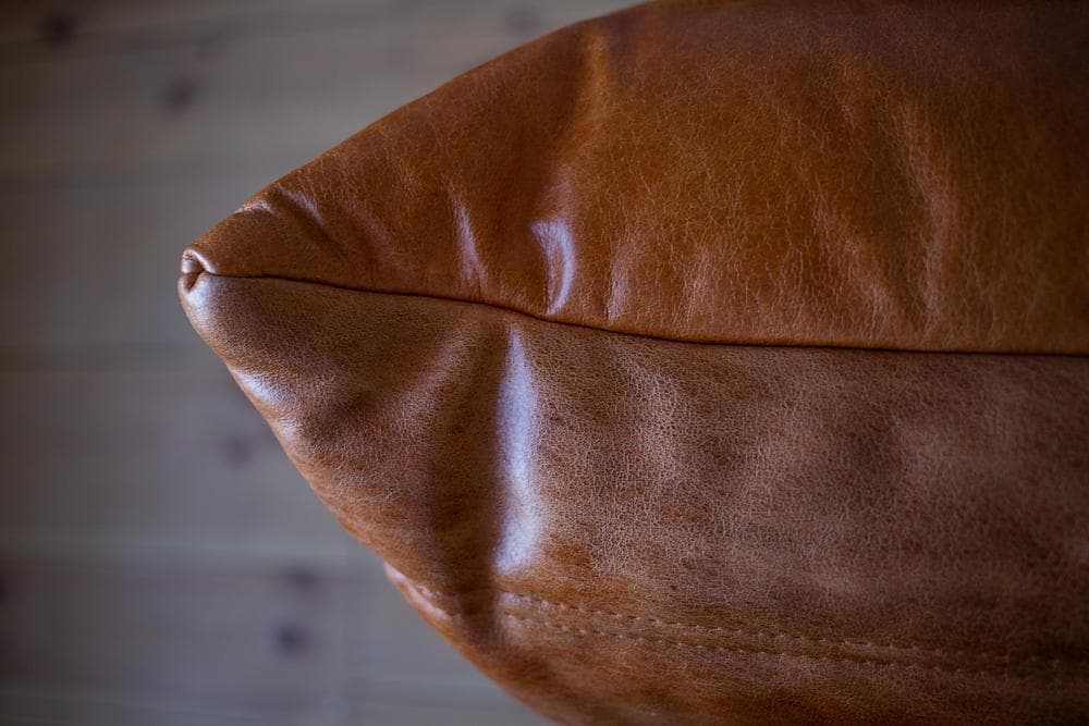 Sofa Togo trzyosobowa, skóra brązowa dubai pine - 158934