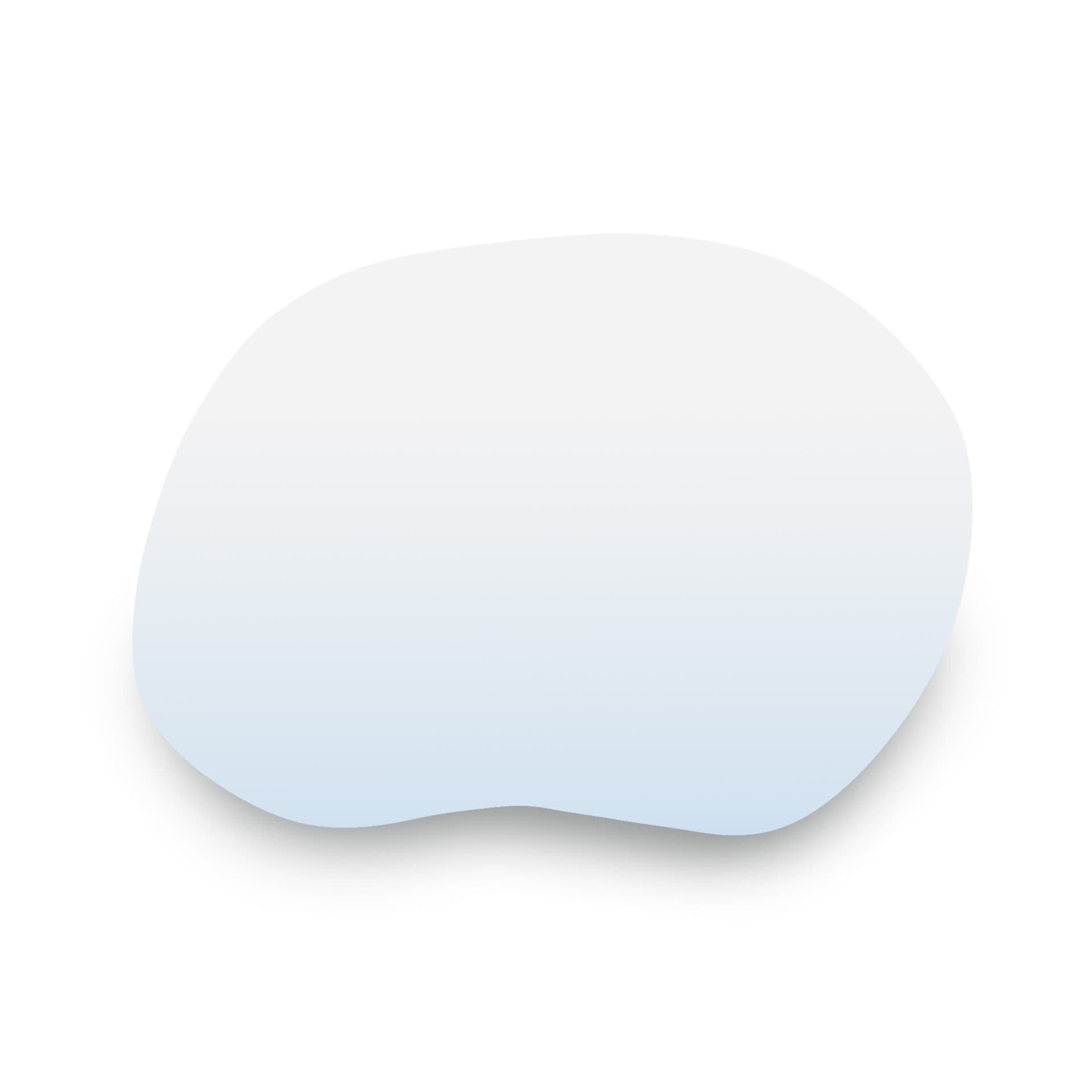 Lustro nieregularne Stain II No Edges 80x57 cm, Baltica