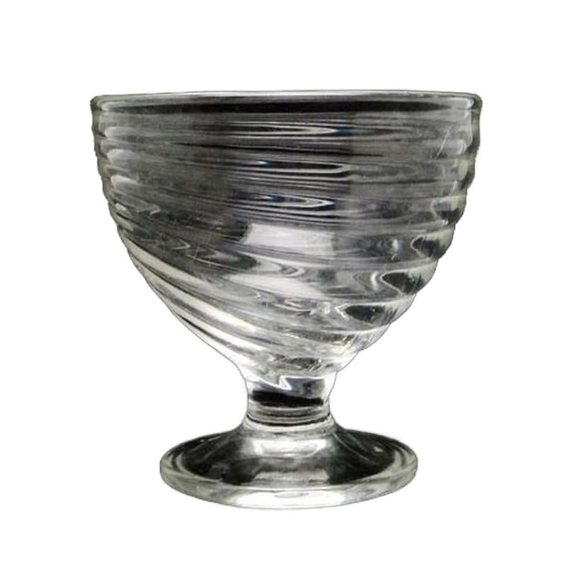 Cukiernica Modernizm, szkło transparentne, Ząbkowice, Polska, lata 70.