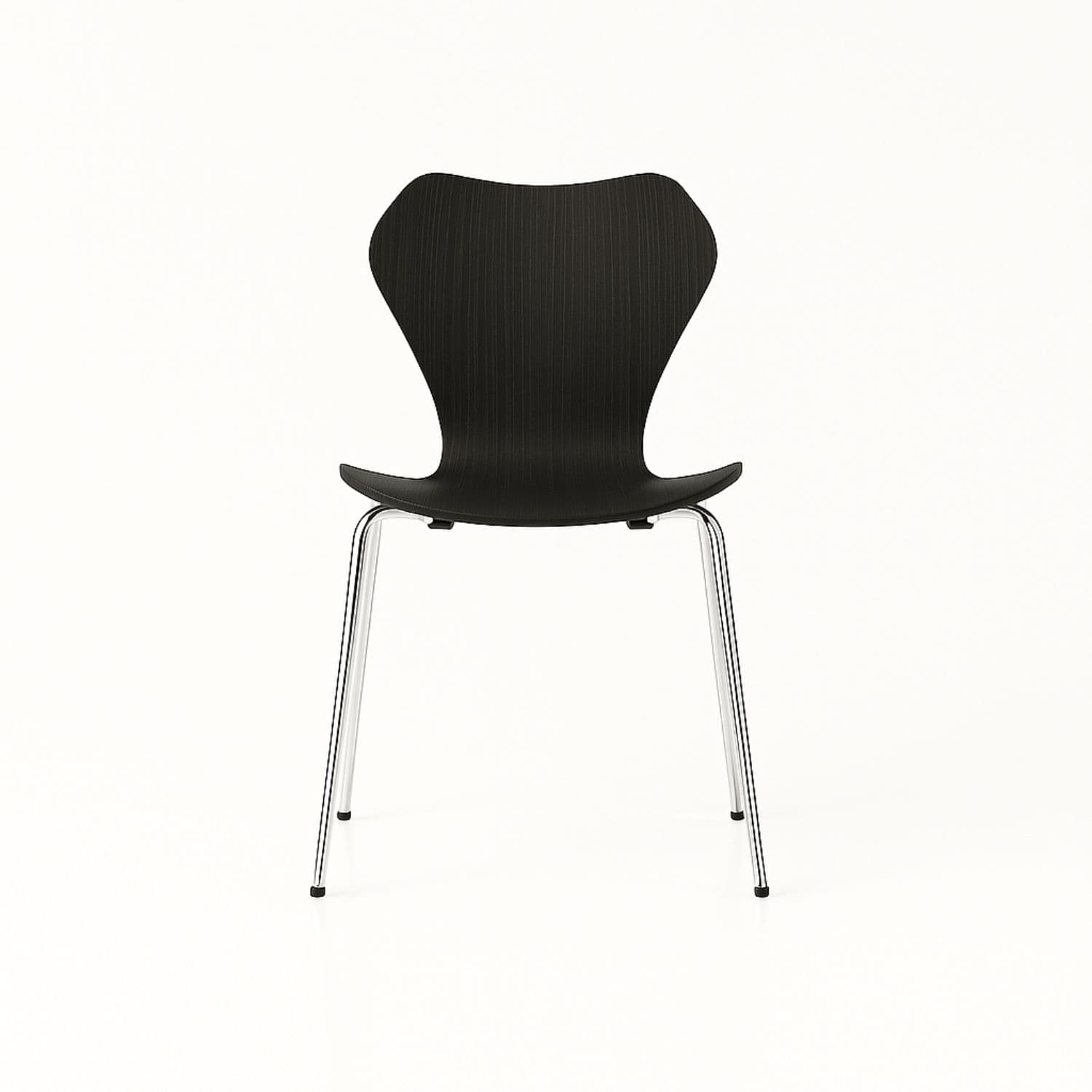 Krzesło KA237 Contract dąb czarny i nogi chromowane, proj. A. Kuczma, VZÓR