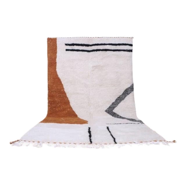 Ręcznie tkany dywan 150x250 cm, wełna, multikolor, Maroko - WYMIARY