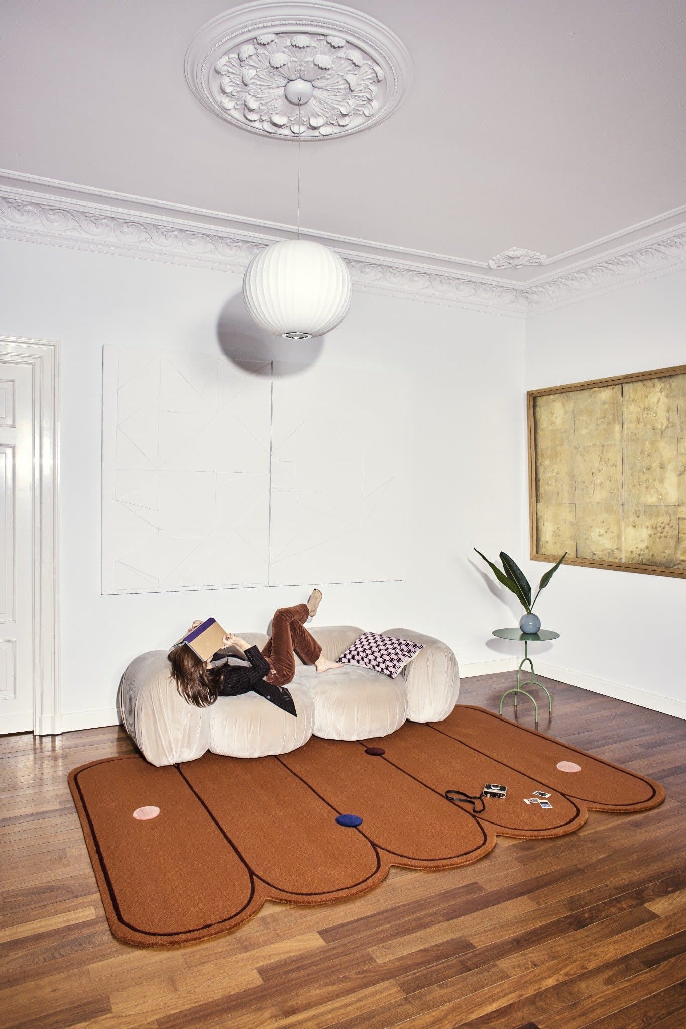 Dywan Paris Terracotta 300x400 cm, proj. M. Konopacka, wełna, Carpets & More - 243190