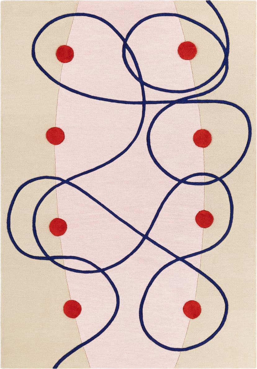 Dywan Marseille Cobalt160x230 cm, proj. M. Konopacka, wełna, Carpets & More