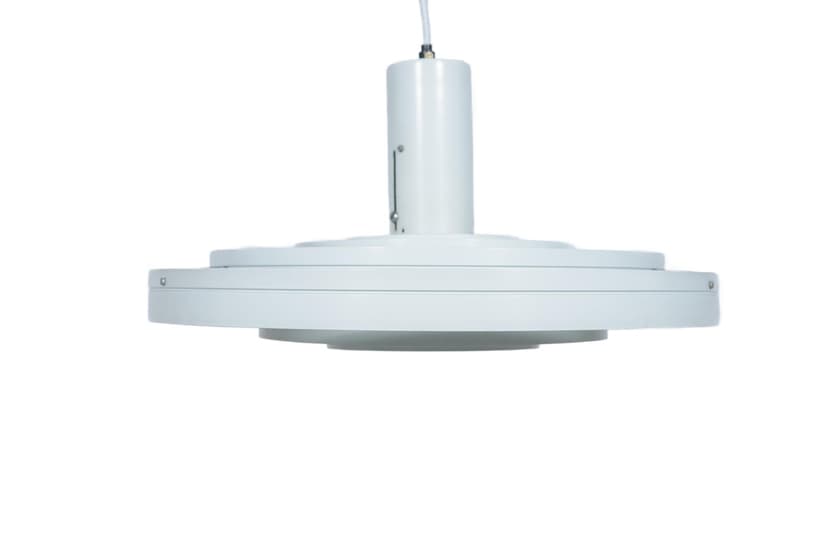 Lampa wisząca Fibonacci, biały, metal, proj. S. Frandsen, Fog & Mørup, Dania, lata 60.