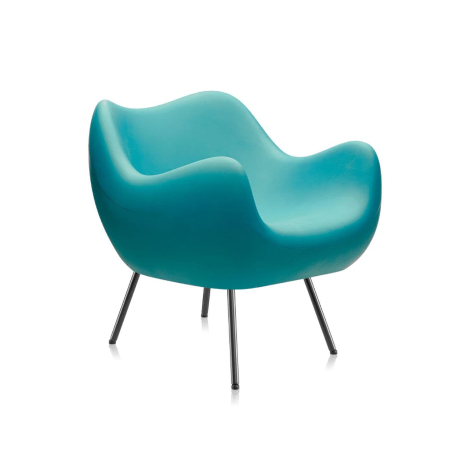 Fotel RM58 Matte turkusowy, proj. R. Modzelewski, VZÓR - 9058