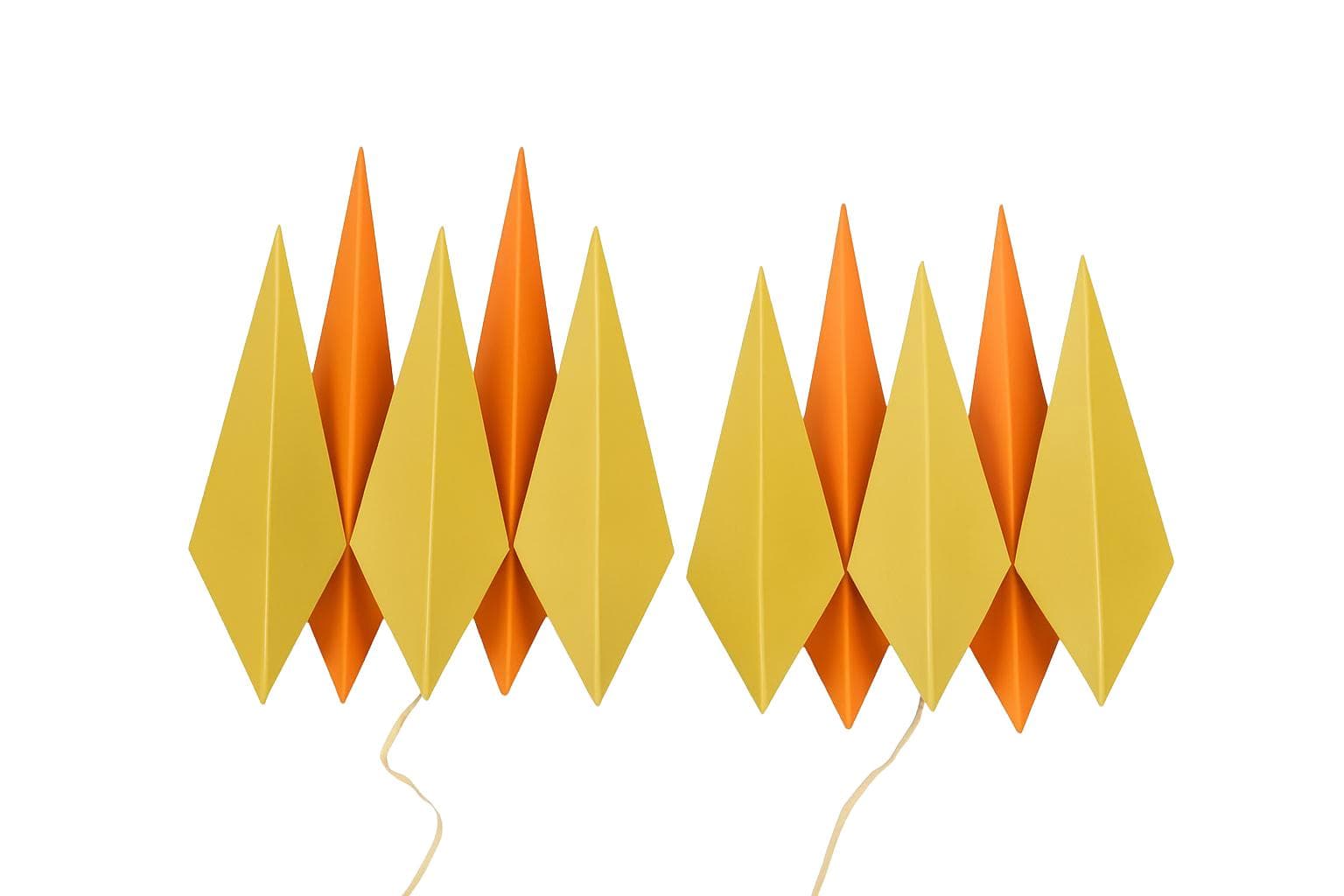 Para kinkietów Diamant proj. Holm Sorensen, lata 60