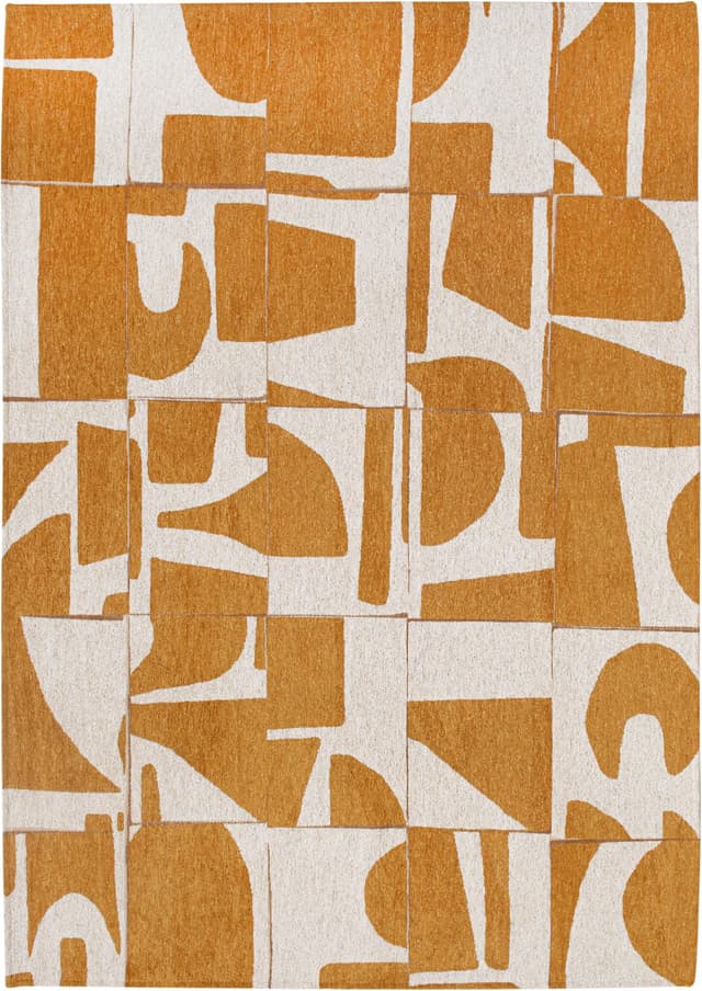 Dywan Papercut Curry 80x250 cm żółty, Louis De Poortere - WYMIARY