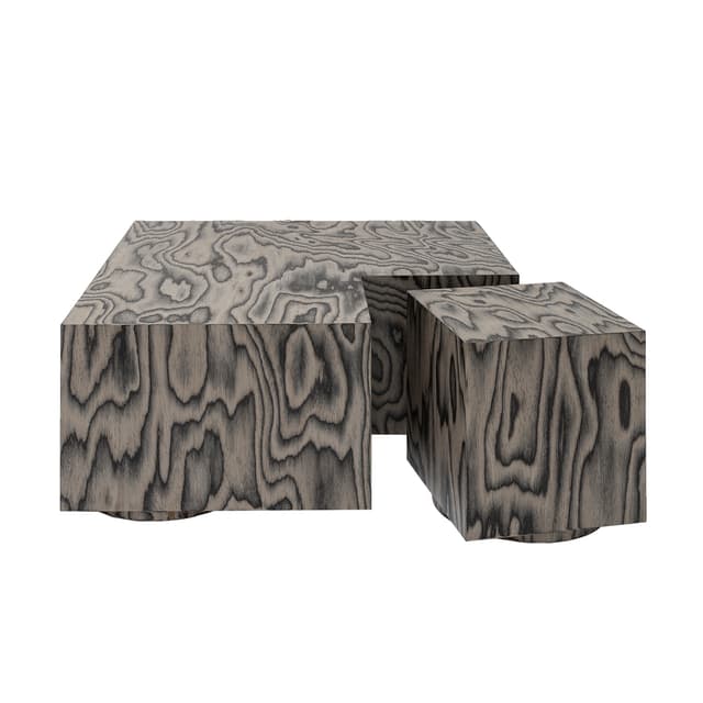 Stolik kawowy z fornirem Alpi 70cm Object108, NG Design - WYMIARY