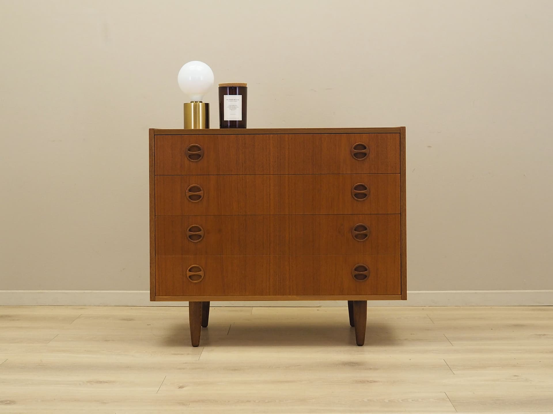 Komoda, tek brązowy, Dania, lata 60. - 60918