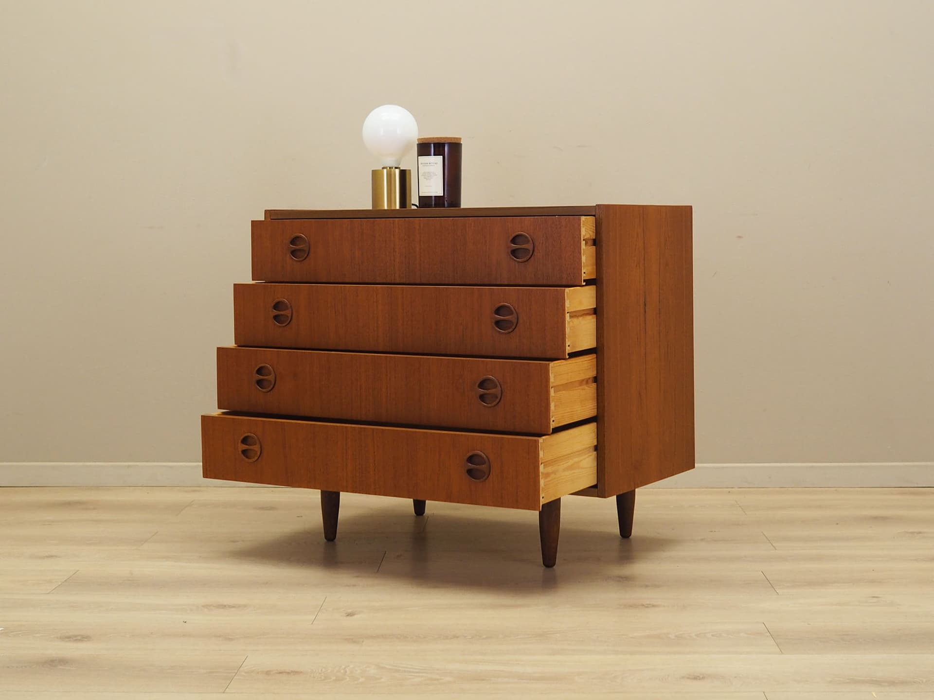 Komoda, tek brązowy, Dania, lata 60. - 60920