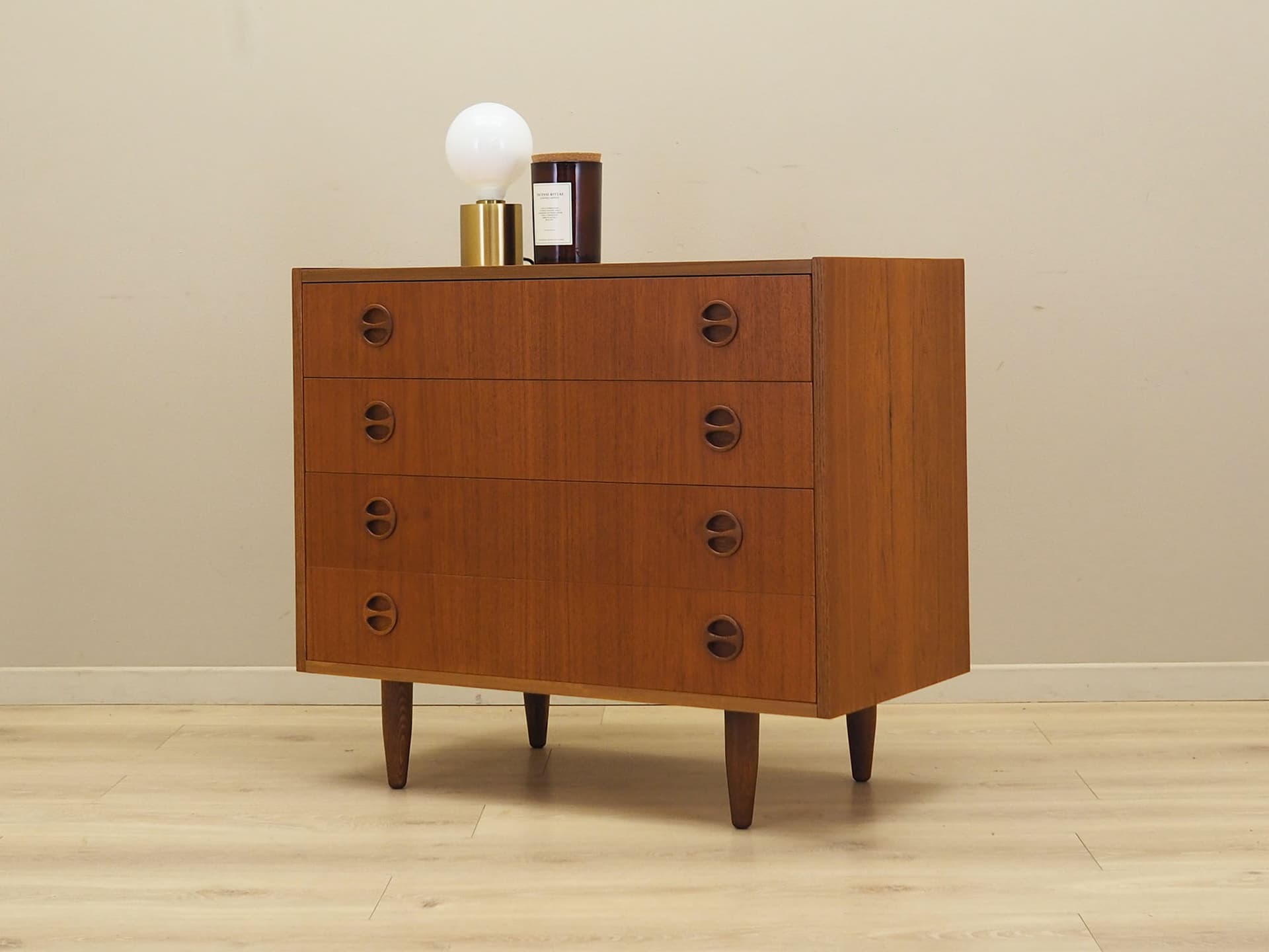 Komoda, tek brązowy, Dania, lata 60. - 60919