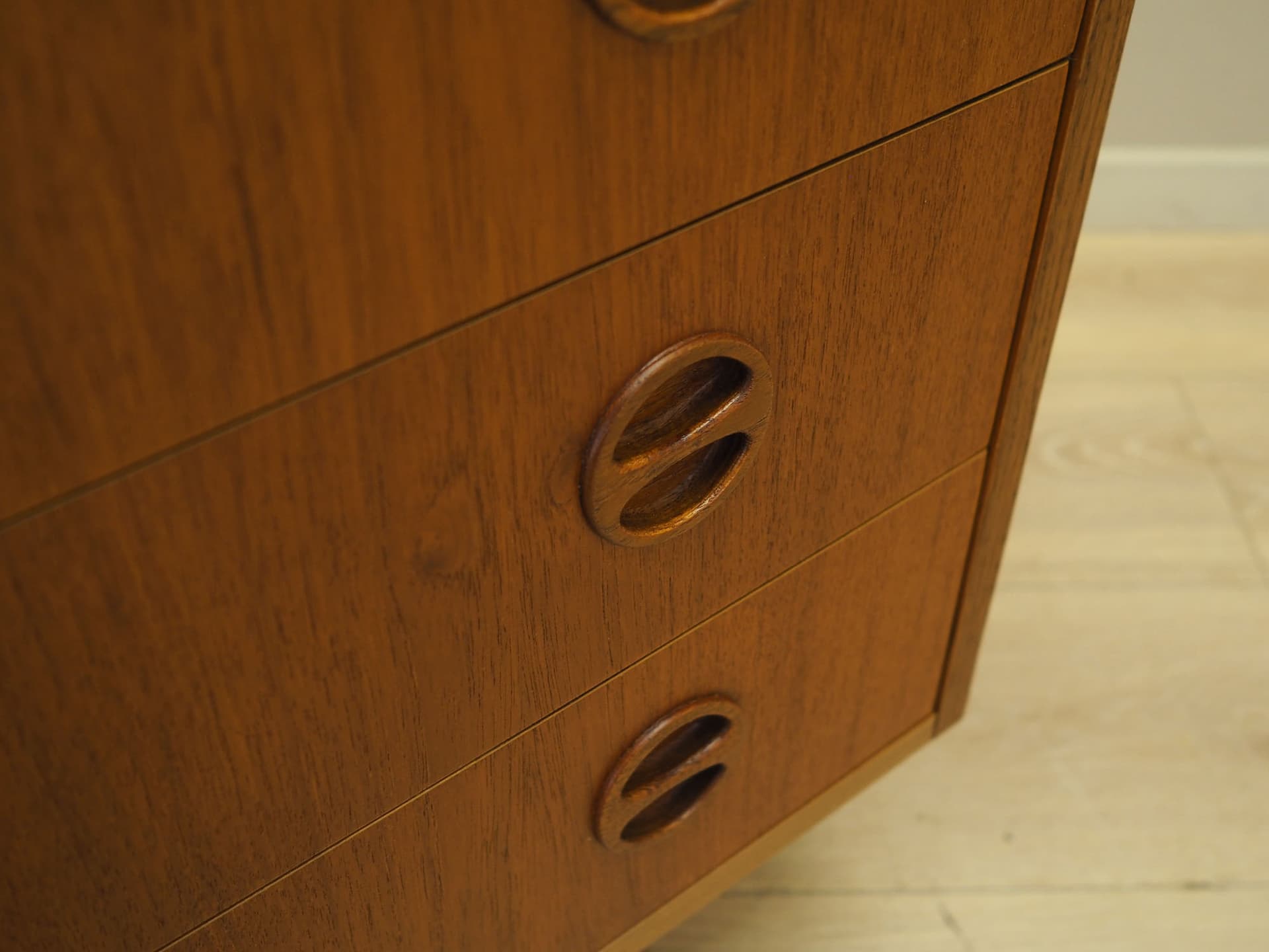 Komoda, tek brązowy, Dania, lata 60. - 60926