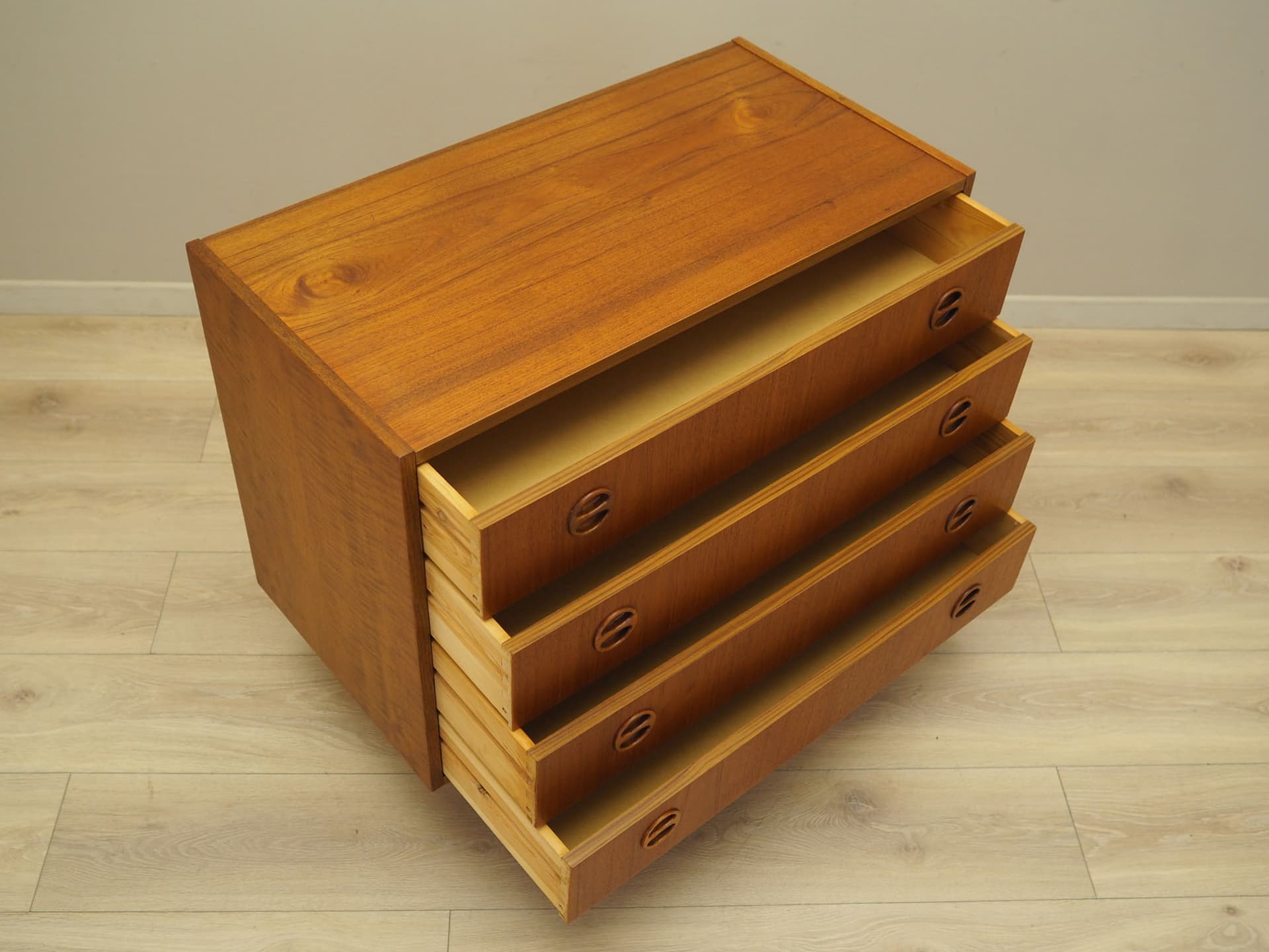 Komoda, tek brązowy, Dania, lata 60. - 60927