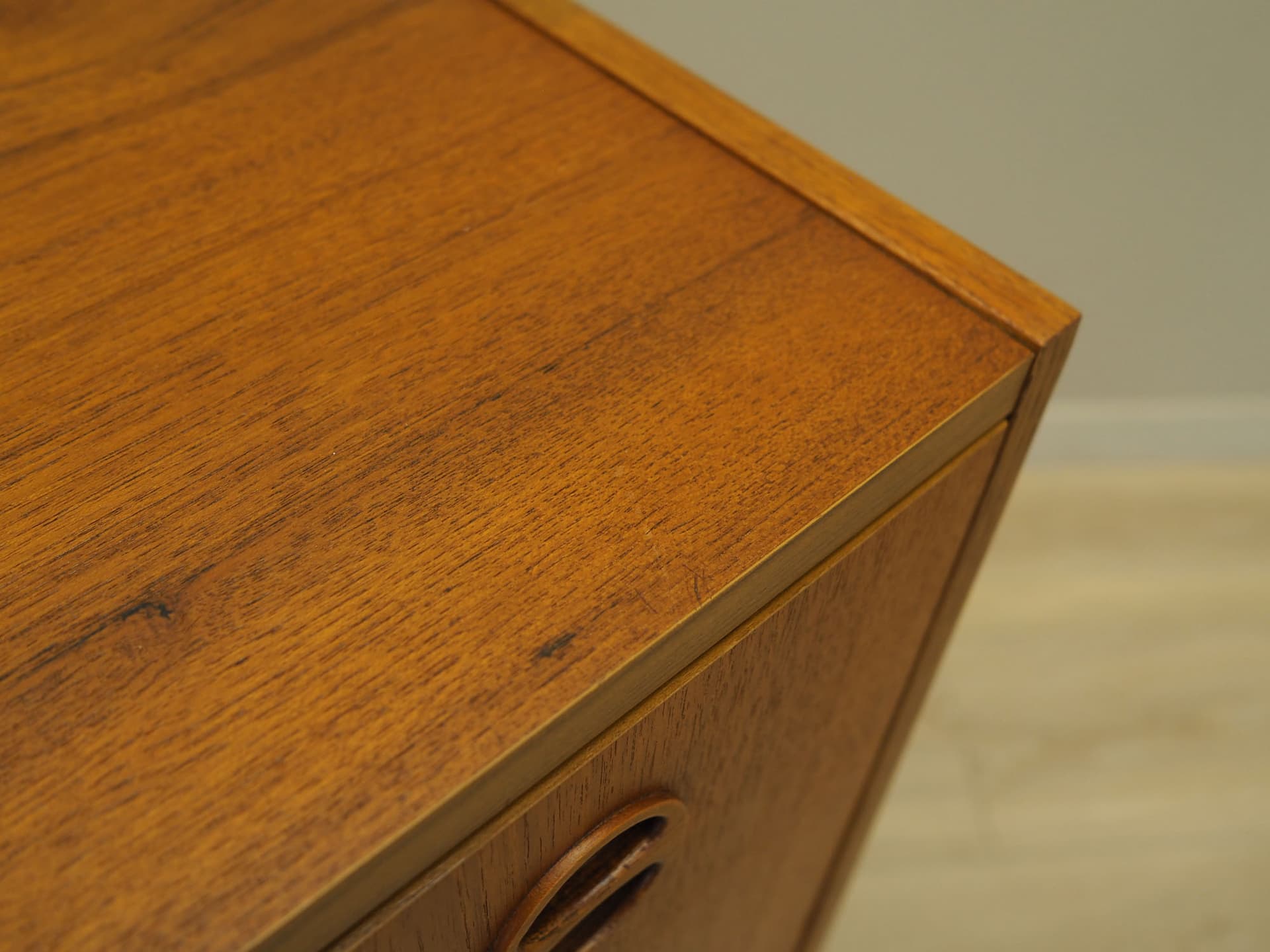 Komoda, tek brązowy, Dania, lata 60. - 60925