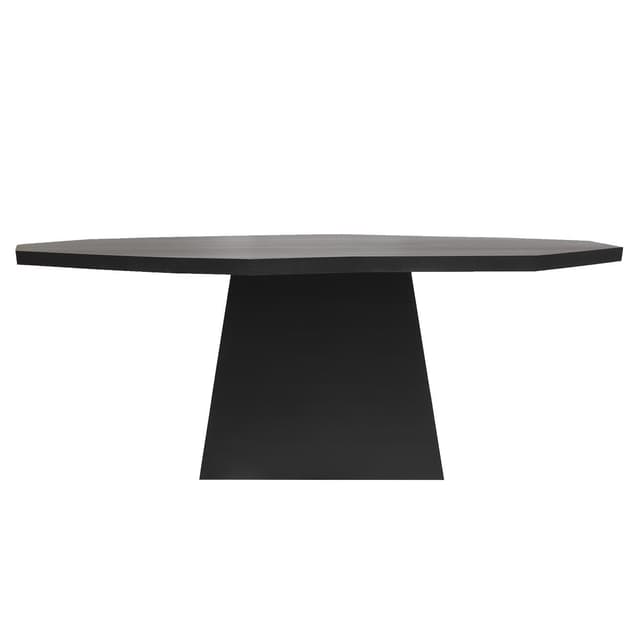 Stół dębowy czarny 180x100 cm Object110, NG Design - WYMIARY